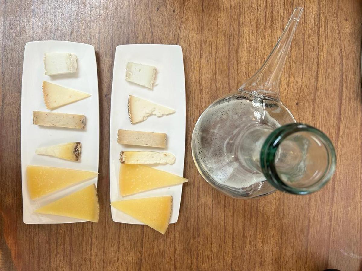 Els formatges del tast i el tradicional porró