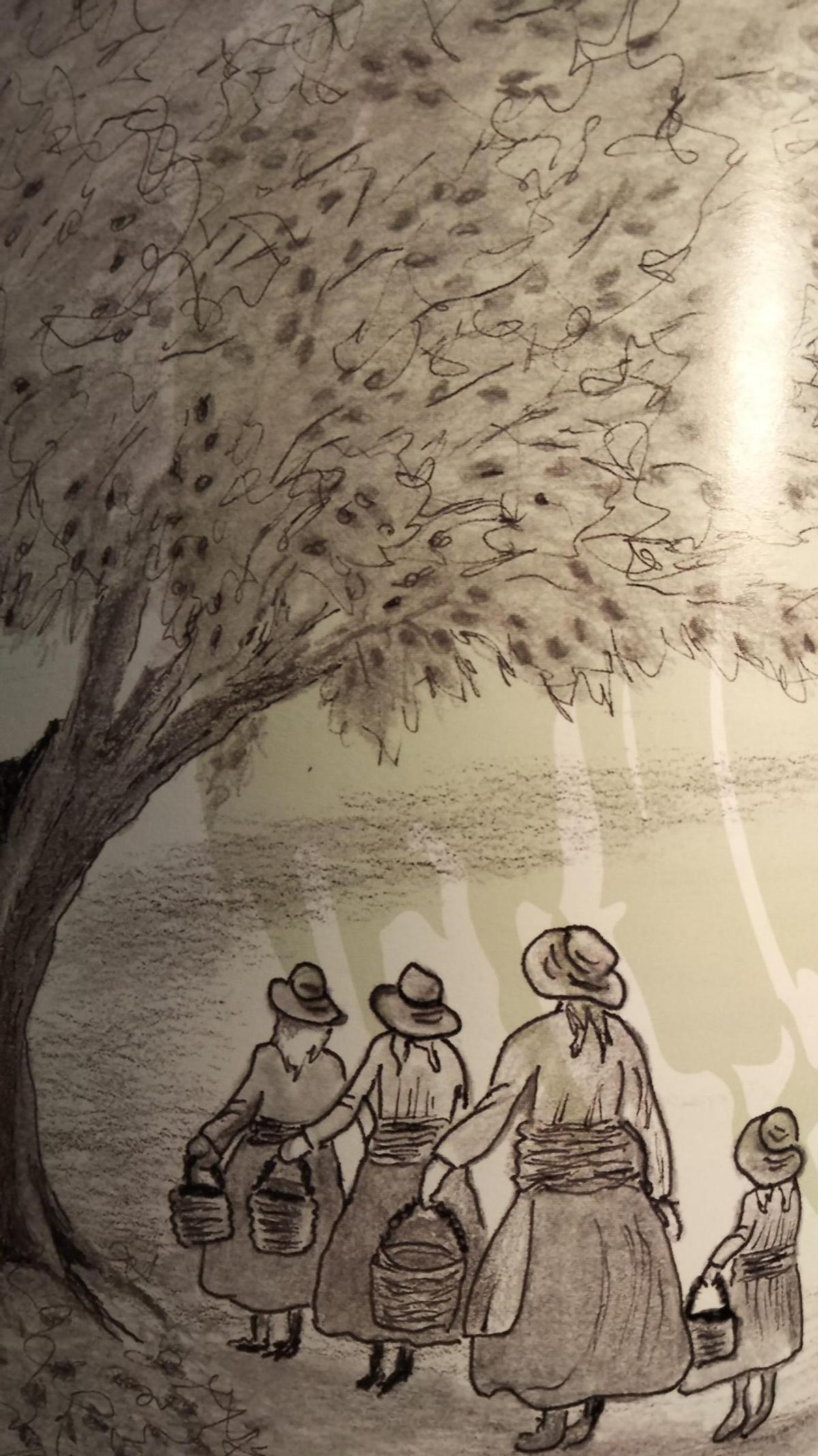 Una illustraciones del libro 'Ses collidores'.