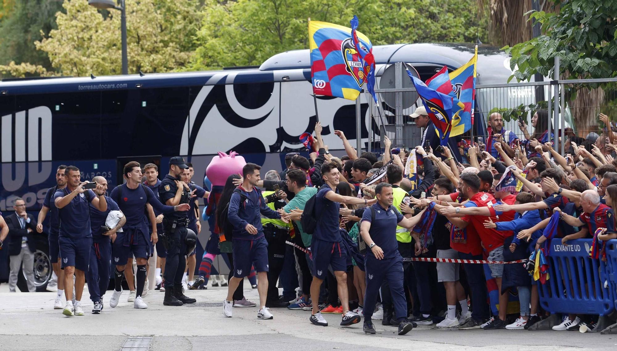 Recepción al Levante antes de enfrentarse al Albacete