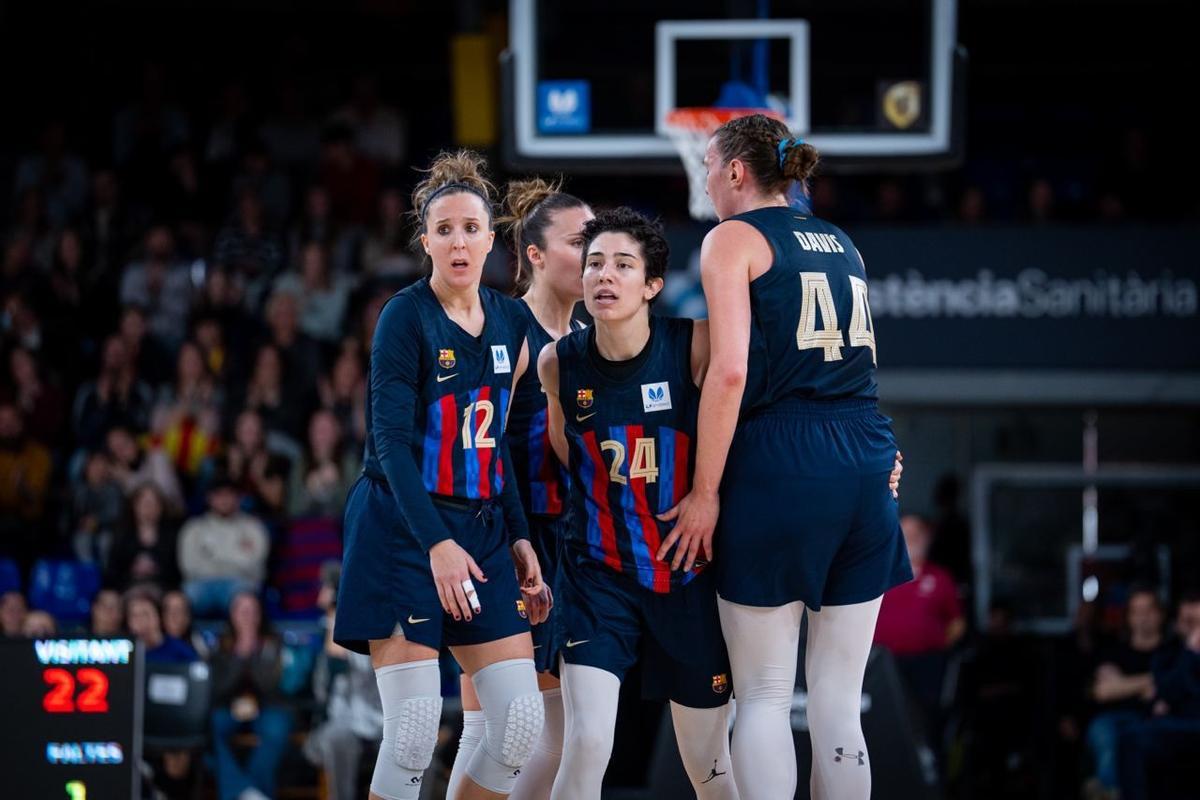 El Barça CBS ha pasado de la Liga Femenina Endesa jugando incluso en el Palau, a la Challenge