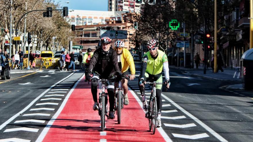 El carril bici de Benidorm llega a la avenida de Europa