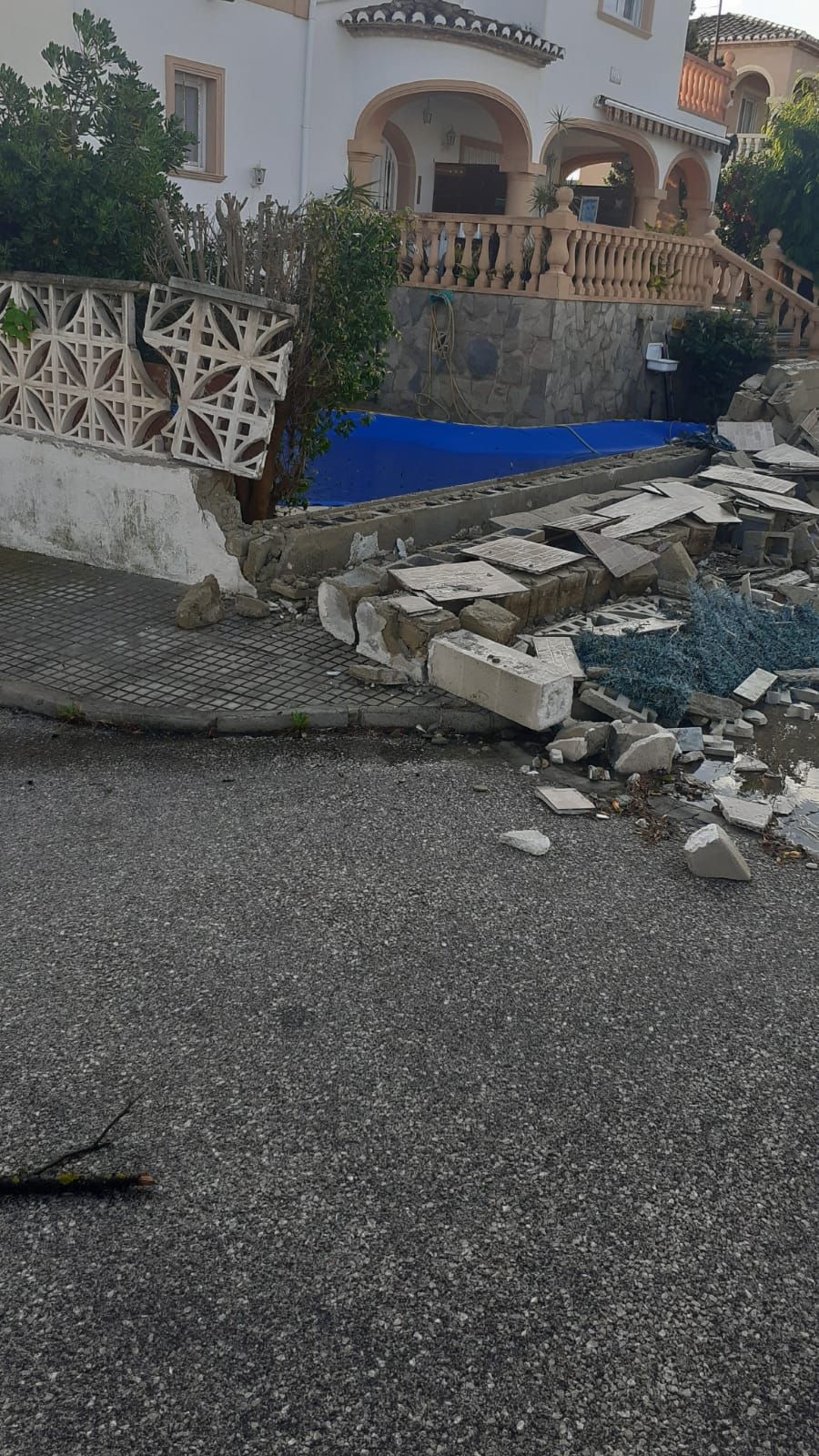 Tornado en la playa de les Deveses en Dénia