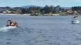 Gardacostas rescata otra embarcación, esta vez en Vilanova de Arousa