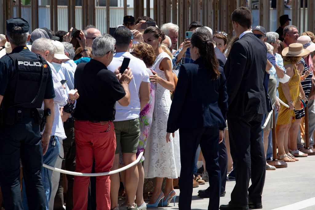 Así ha sido la visita de la reina Letizia a Cartagena