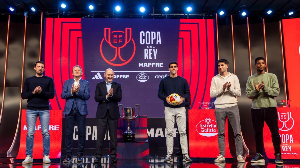 Imagen del sorteo de la anterior ronda de la Copa del Rey 2025/26
