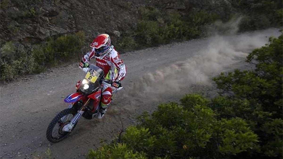 Joan Barreda sigue líder del Dakar 2015 en motos