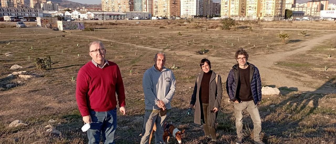 Miembros de la plataforma ciudadana, el pasado enero.