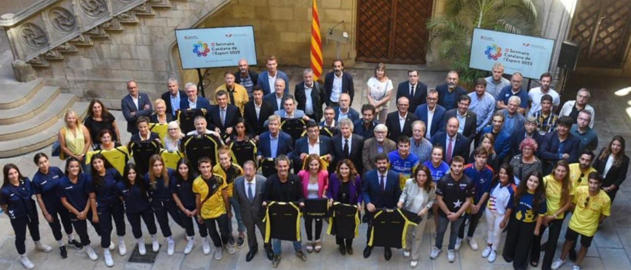 La presentació de la Setmana Catalana de l’Esport es va fer ahir a Barcelona. | GENERALITAT DE CATALUNYA