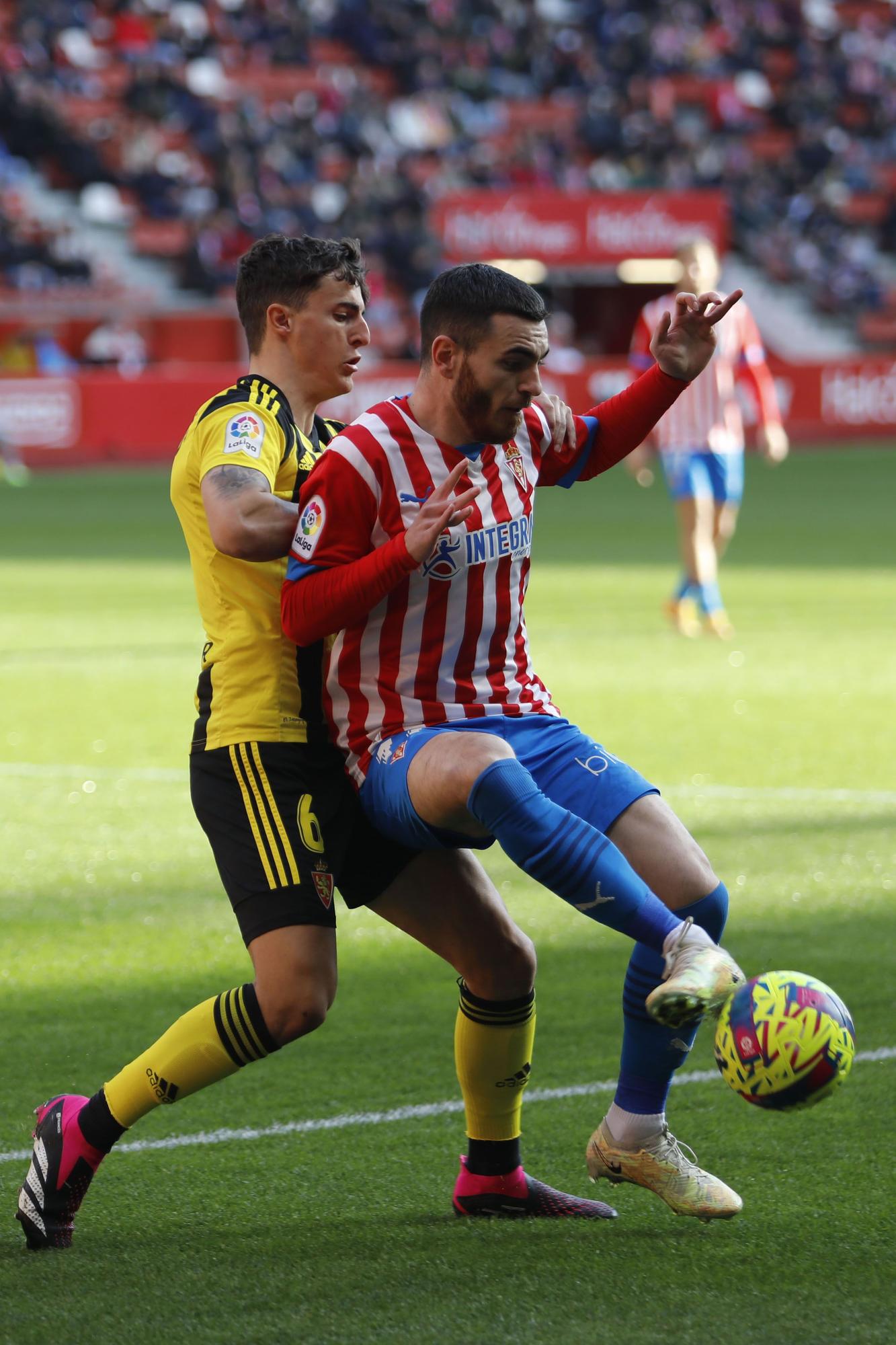 EN IMÁGENES: El encuentro entre el Sporting y el Real Zaragoza