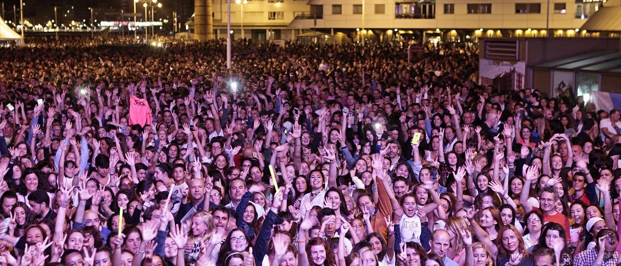 Concierto en Poniente, en el verano de 2019.