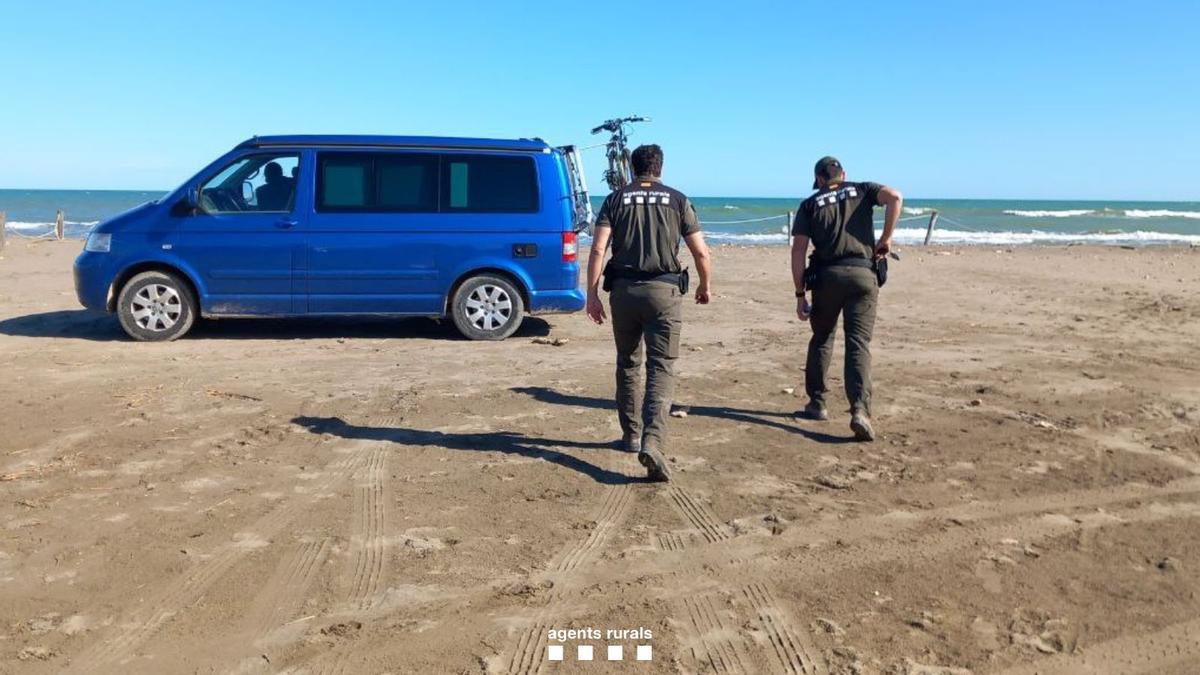 Imagen de una actuación de los Agentes Rurales