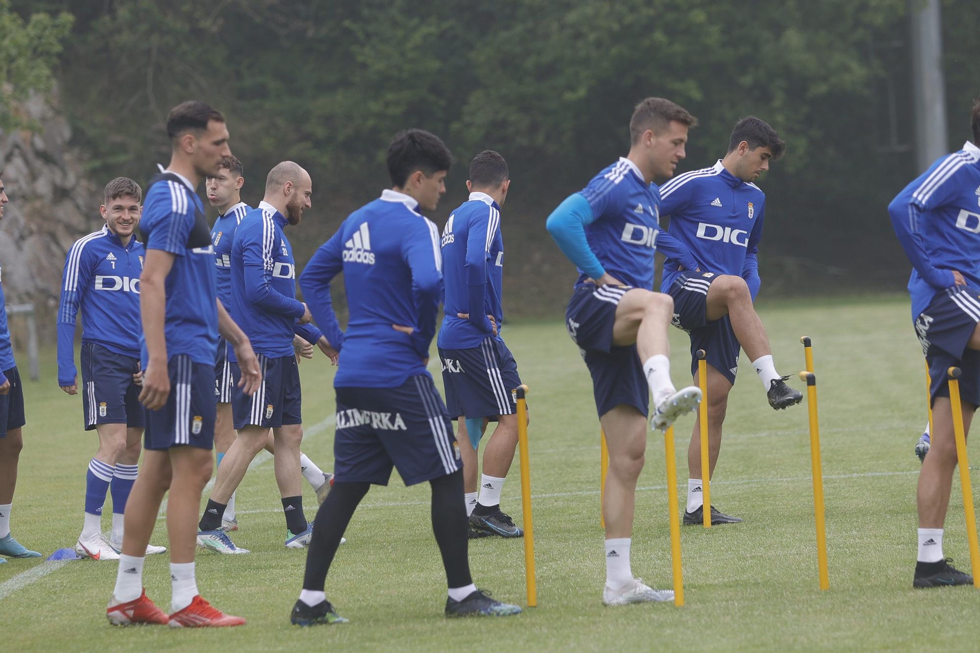 Las imágenes del entrenamiento del Oviedo