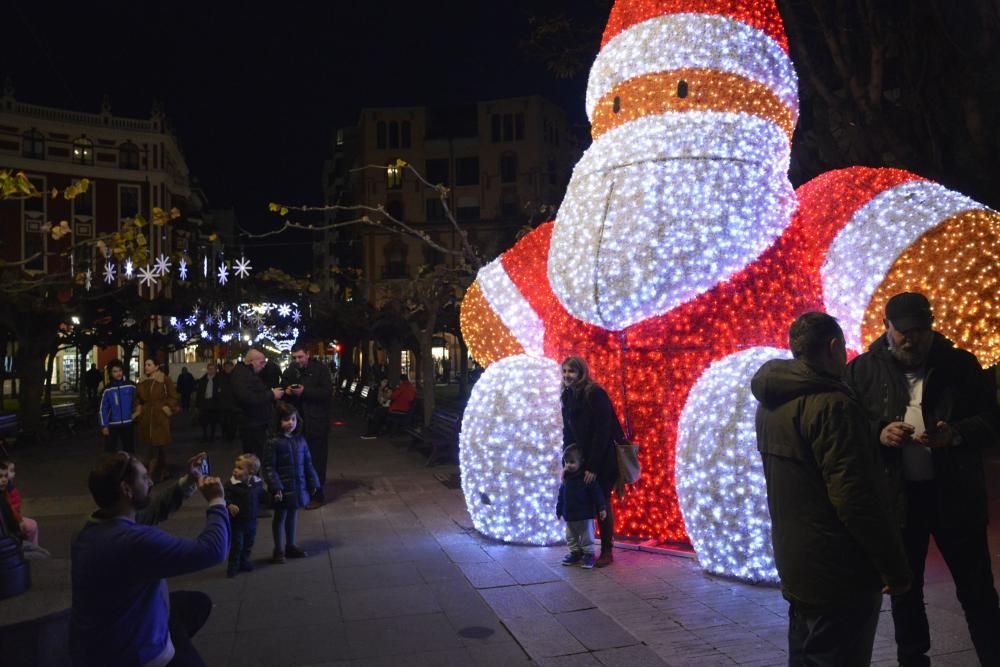 Luces de Navidad en Gijón