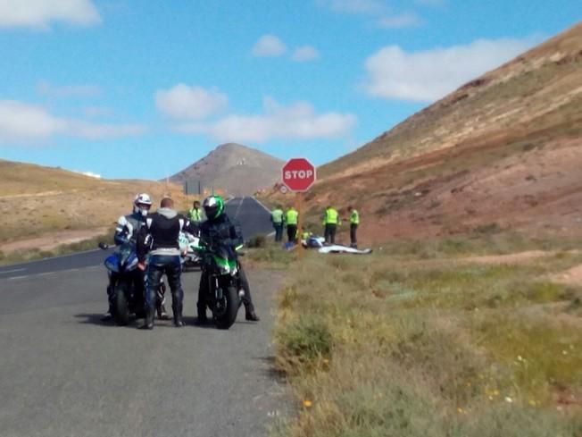 Muere un motorista en Fuerteventura