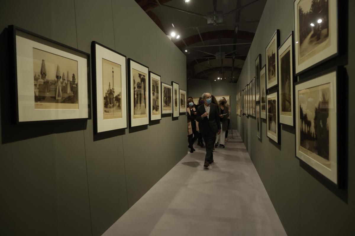 Fotografías antiguas del Park Güell que formaron parte de la exposición de París de 1910.