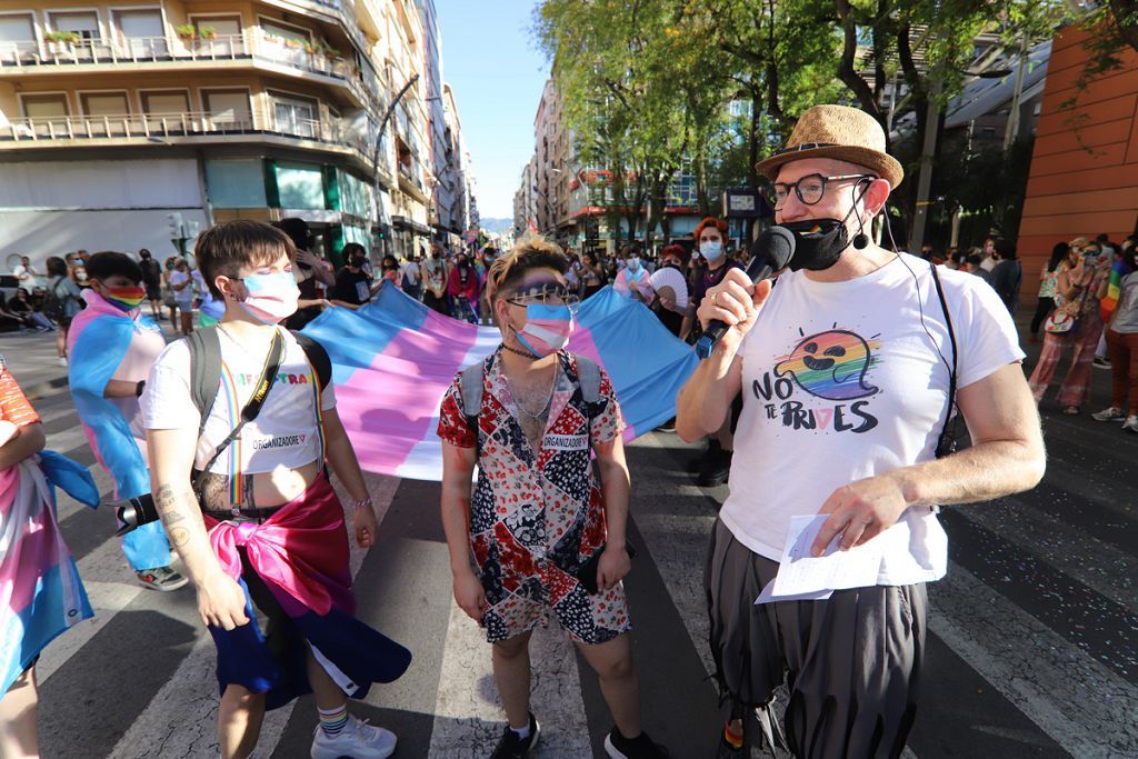 Marcha del colectivo LGTBI+ en Murcia