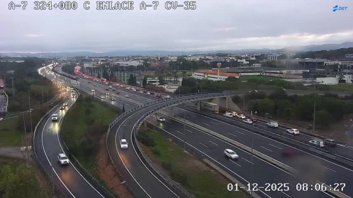 A-7 en el enlce con la CV-35