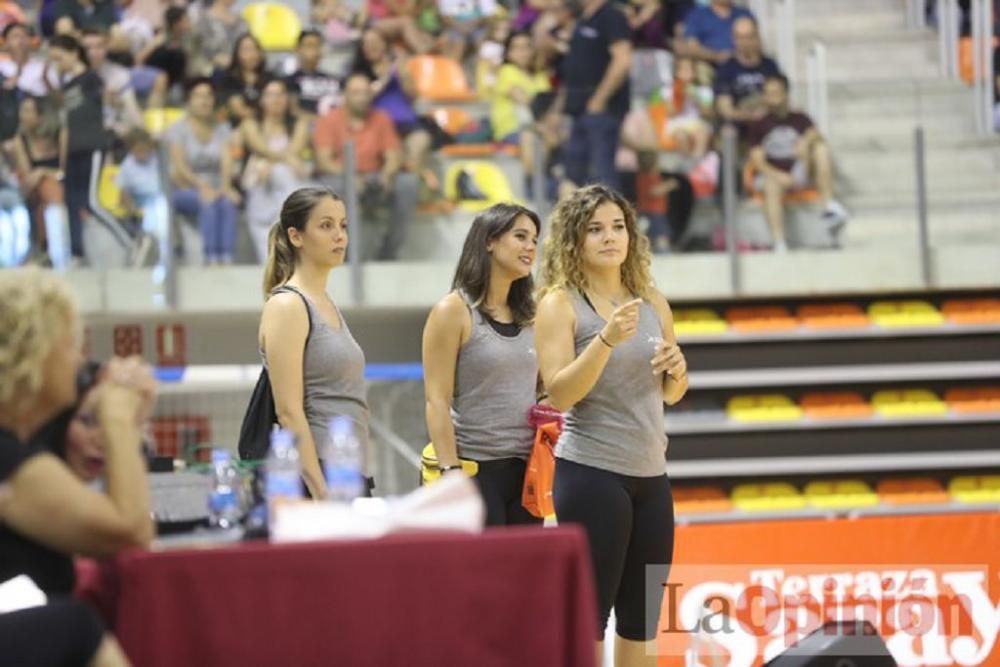 Clausura de las escuelas de Cartagena de gimnasia rítmica y estética de grupo