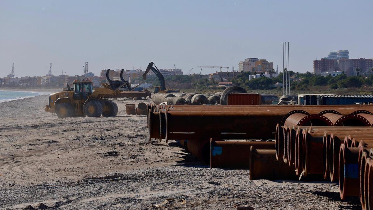 Costas desvela cúando llegará la arena de Cullera a Sagunt
