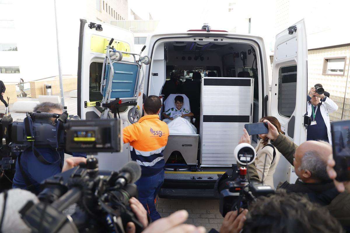 Dos menores que viajaban en el Alvia accidentado en Adamuz salen del hospital Reina Sofia de Córdoba