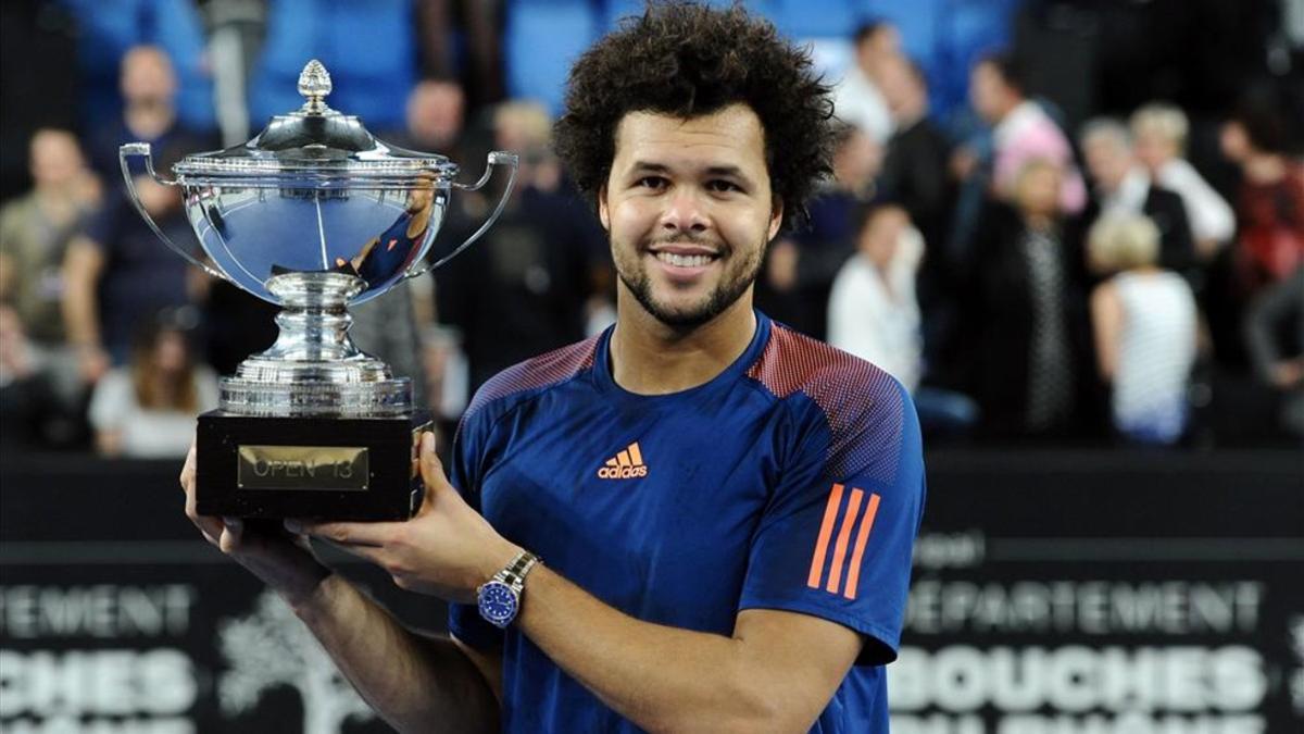 Jo-Wilfried Tsonga, campeón por tercera vez en Marsella