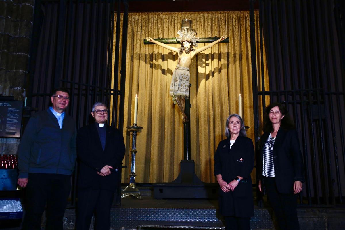 Restauración de la talla del Cristo de Lepanto