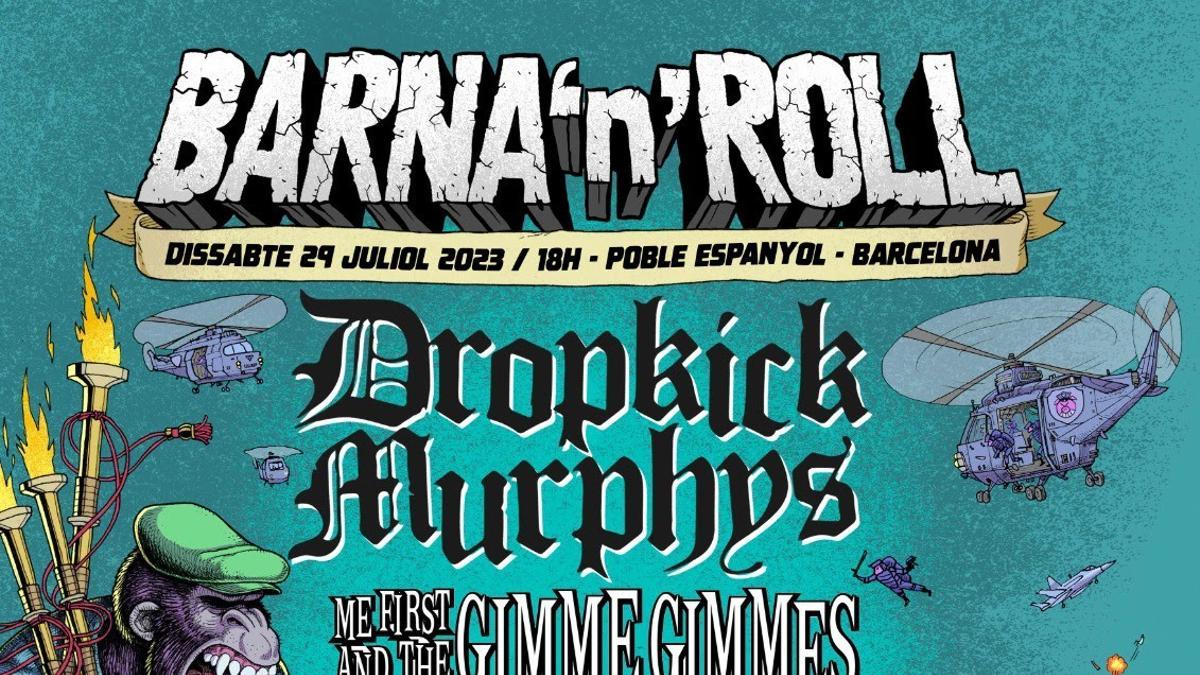 Cartel del festival Barna'n'Roll 2023