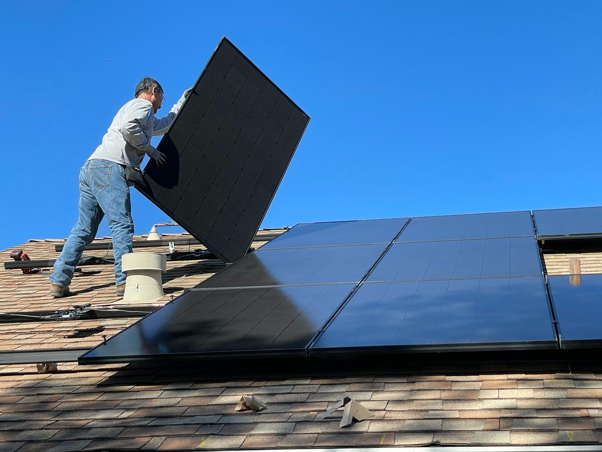 Colocación de placas solares