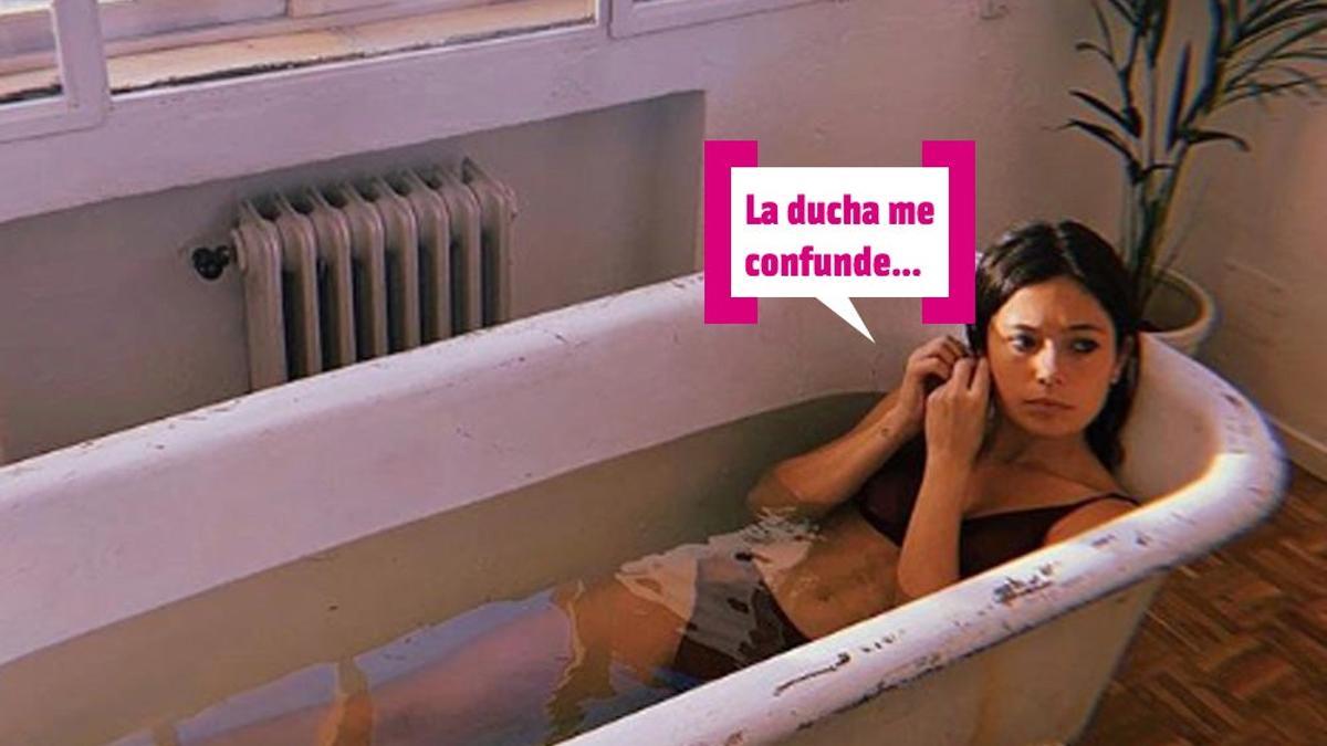 Anna Castillo en la bañera