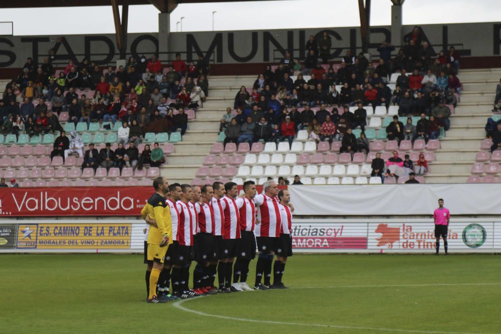 El partido del Real Madrid- Zamora CF de veteranos, en imágenes