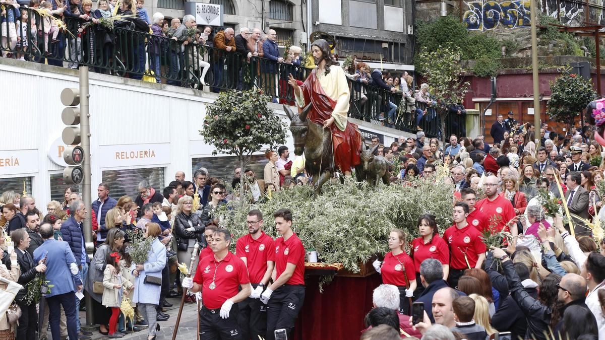 La última procesión de La Borriquita, en 2019.