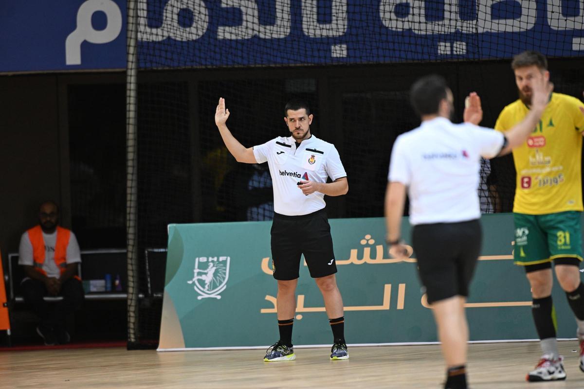 Chus Álvarez, en la Saudi Arabian Handball Federation (SAHF).