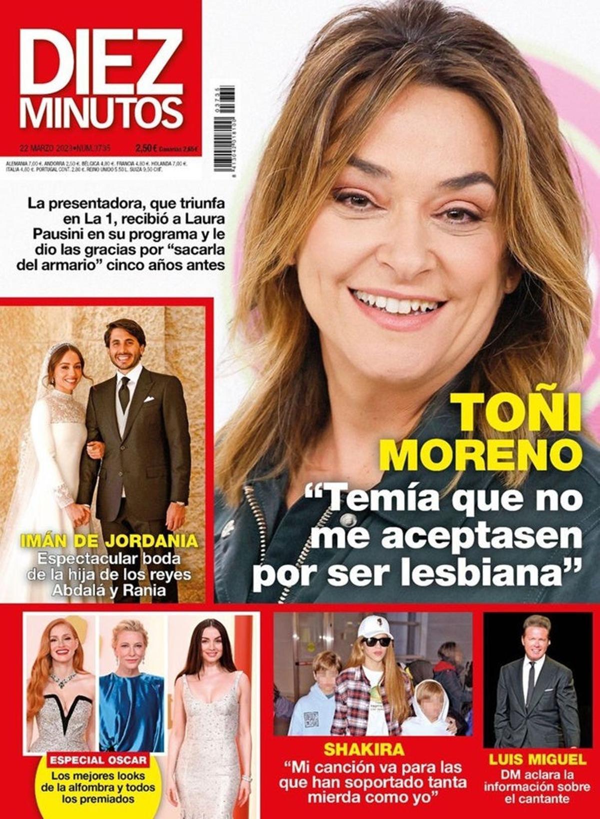 Portada de la revista Diez Minutos del 15 de marzo de 2023