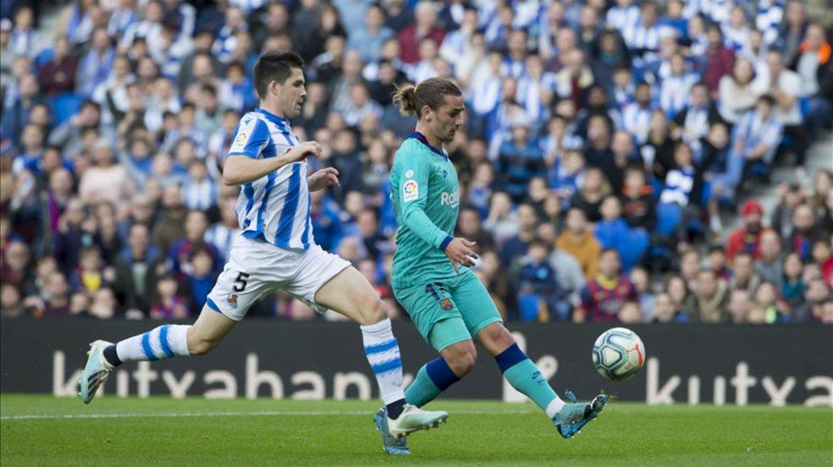 Griezmann logró el 1-1 con este perfecto remate