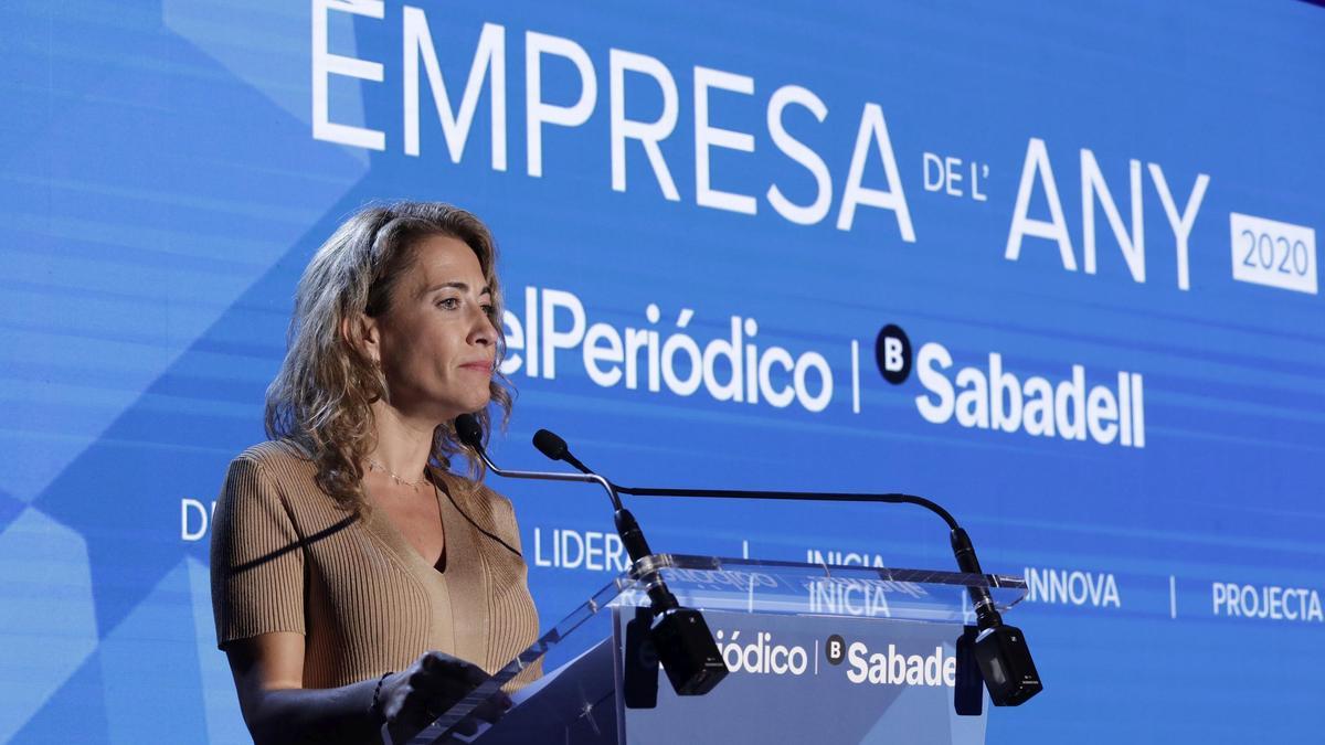 Premios Empresa del Año 2020 de El Periódico Intervenció de l’Excma Sra. Raquel Sánchez– Ministra de Transports