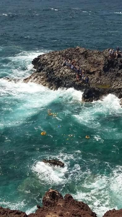 Entierro en La Graciosa de Nauzet Guadalupe Betancort