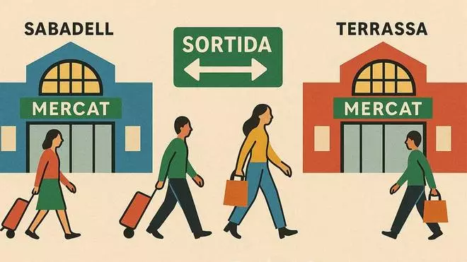 La salud del comercio en Sabadell y Terrassa: de los mercados municipales a las 'fugas' a otras ciudades