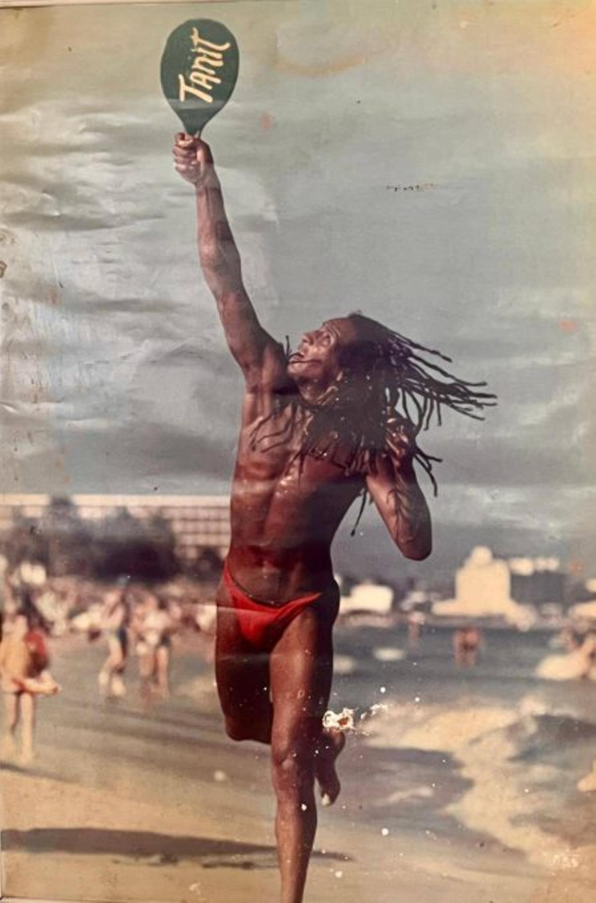 Imagen de los años 90 en la playa de ses Salines.