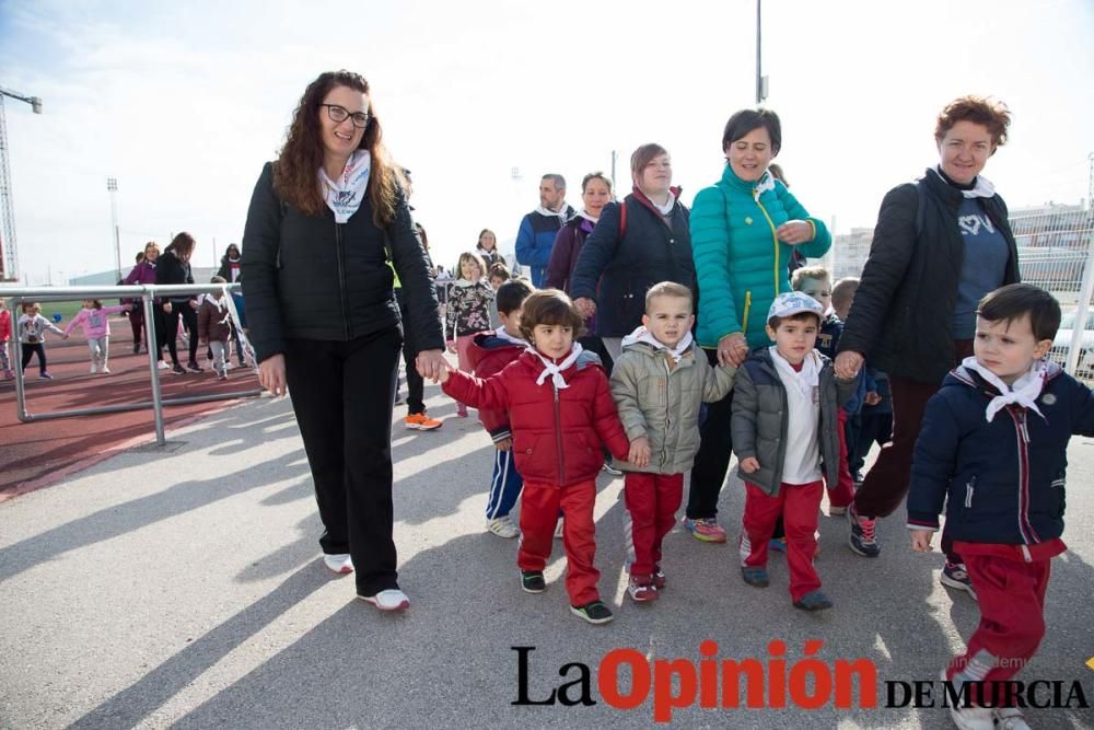 Marcha en el Día del Cáncer Infantil en Caravaca