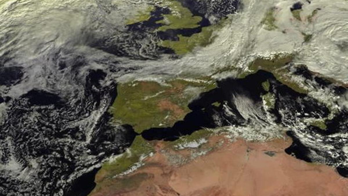 La foto del Meteosat, este sábado.