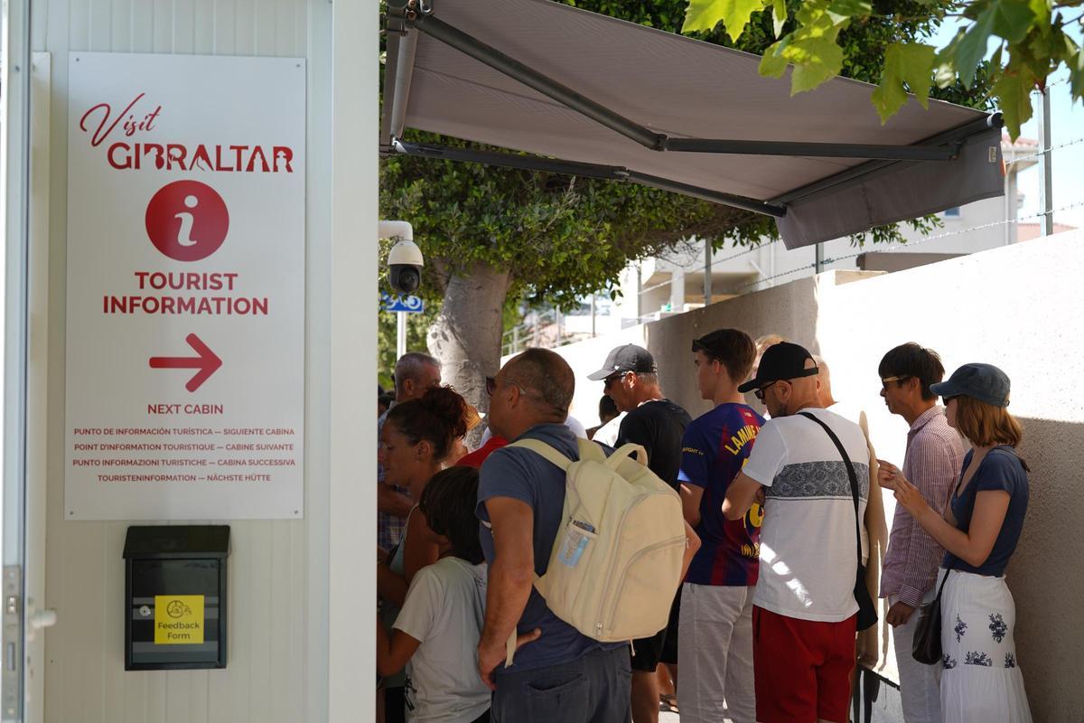 La última tarde de la frontera de Gibraltar en imágenes La última tarde de la frontera de Gibraltar en imágenes