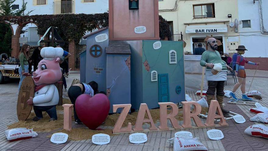 Falla de Zarra en la edición 2024.