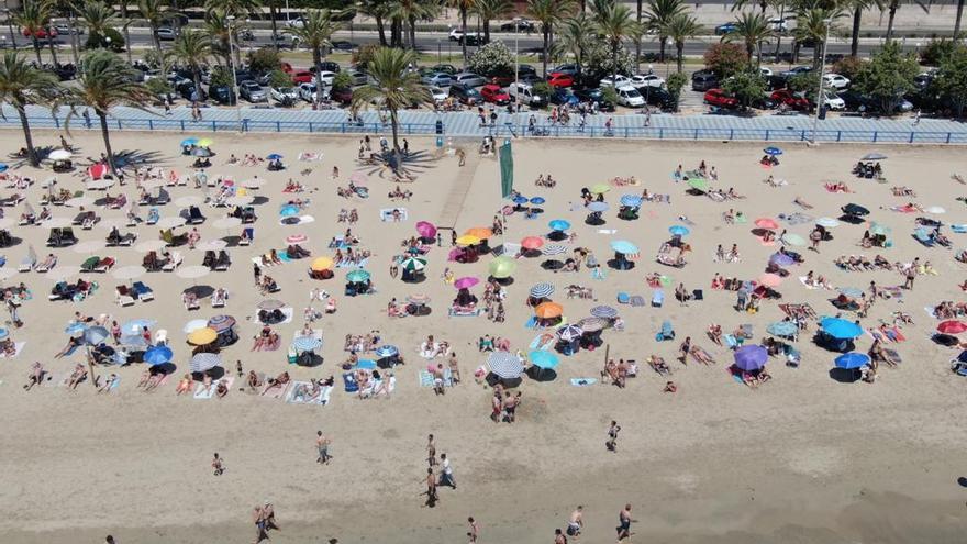 Vigilancia aérea con drones de las playas