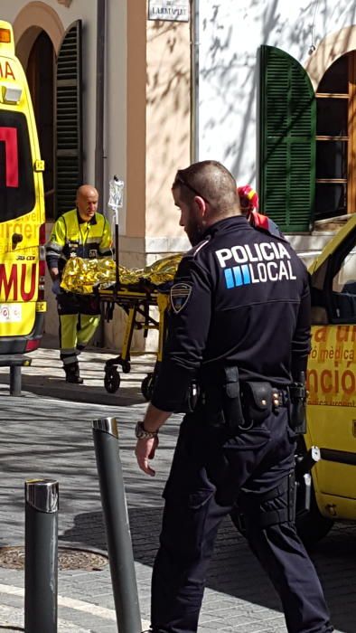 Dos heridos en una explosión en Esporles