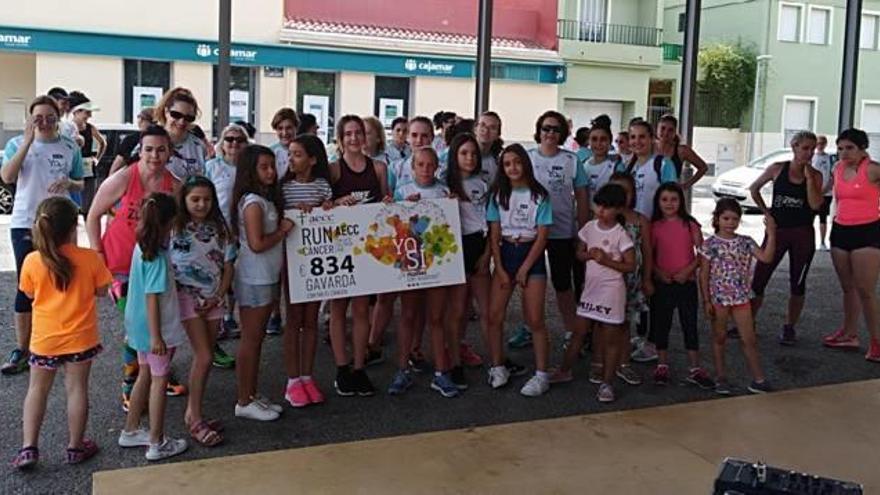 Algunos de los participantes en la cita solidaria.