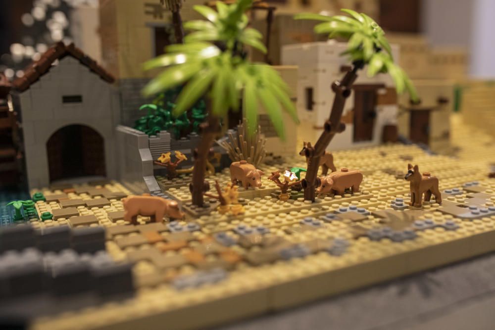 Montaje del Lego Belén en el Museo Etnográfico