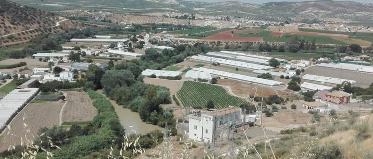 Imagen panorámica de la pedanía lucentina de Jauja.