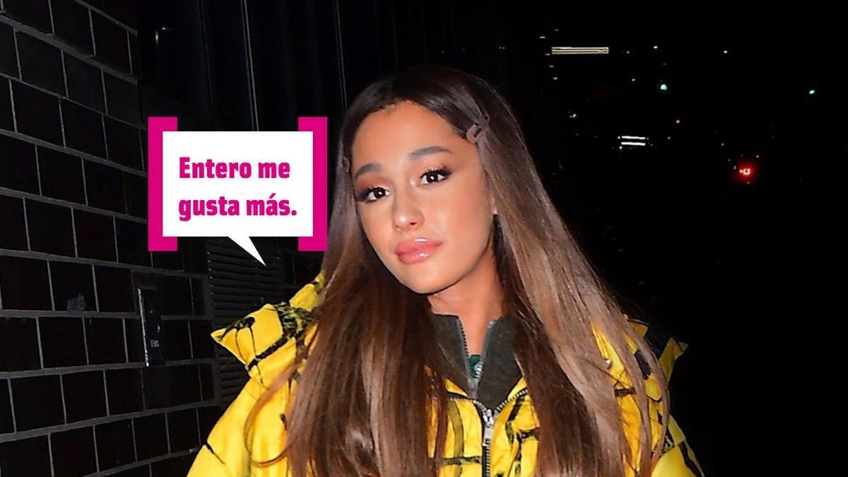 Ariana Grande, de amarillo (limón)