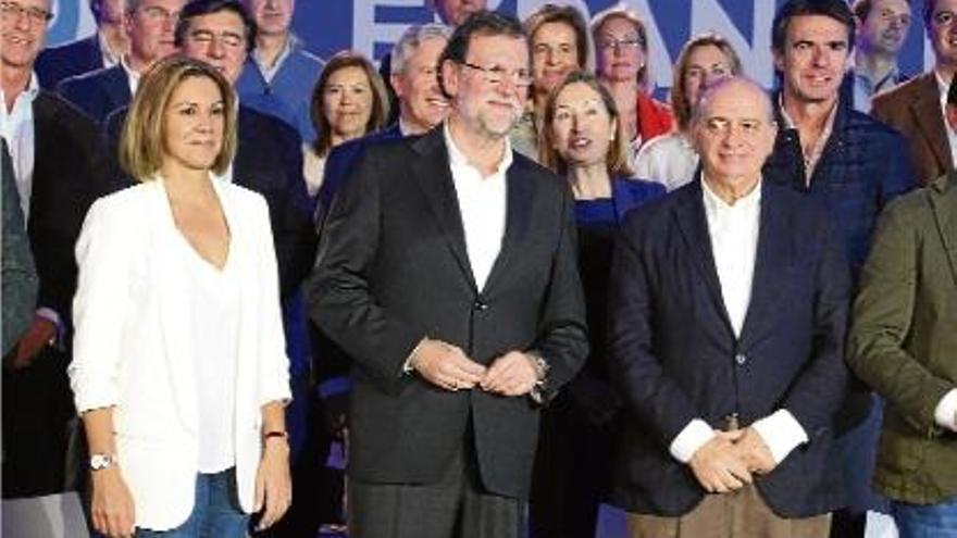 Rajoy va presentar ahir els caps de llista per les eleccions de desembre en un acte a Barcelona.