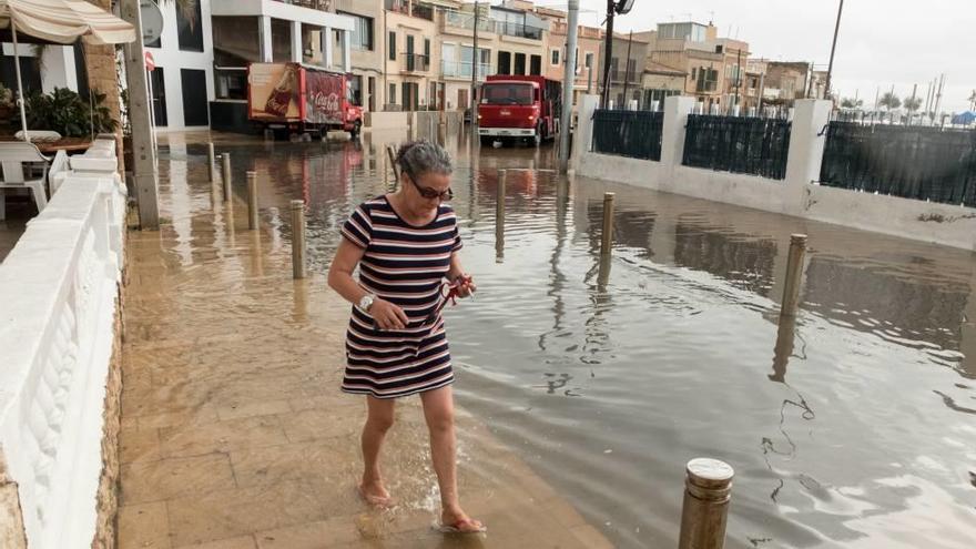 Inundación del paseo del Molinar el pasado 4 de septiembre.